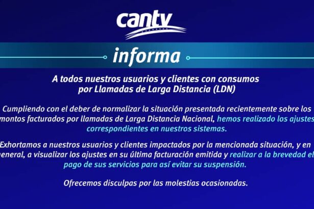Cantv solucionó error en la facturación de llamadas