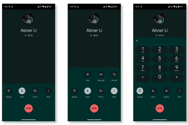 Descubre el nuevo diseño de la interfaz de llamadas de Google que va a llegar a tu móvil