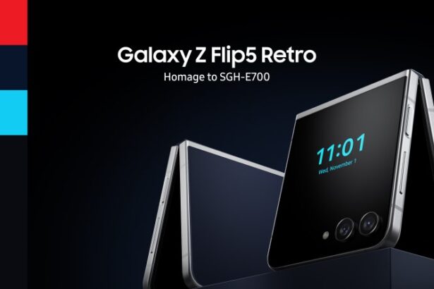 Samsung anuncia el Galaxy Z Flip 5 Retro: Un Homenaje al Iconico SGH-E700