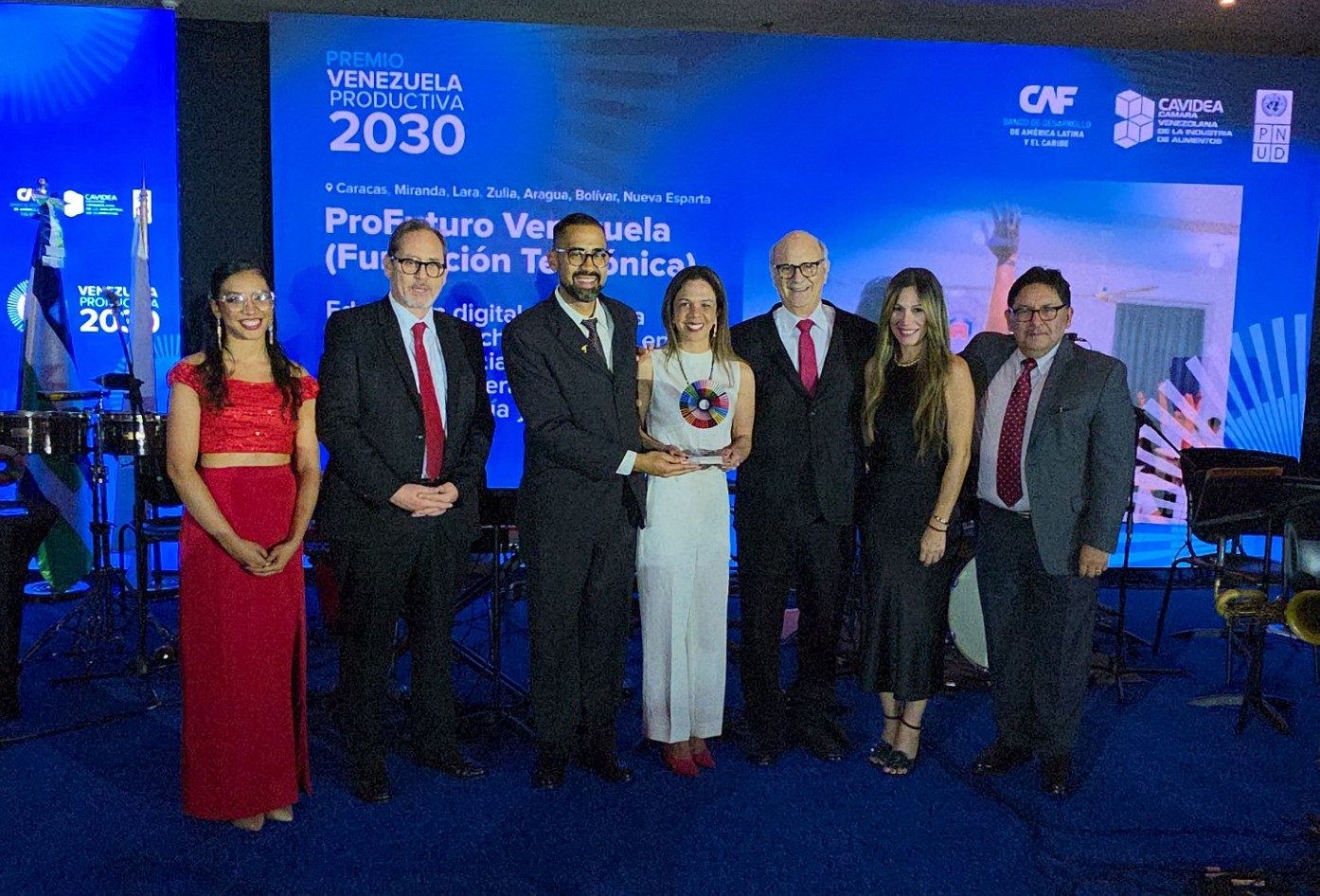 Fundación Telefónica Movistar recibe premio "Venezuela Productiva 2030" por su contribución a la educación de calidad a través del Programa Profuturo